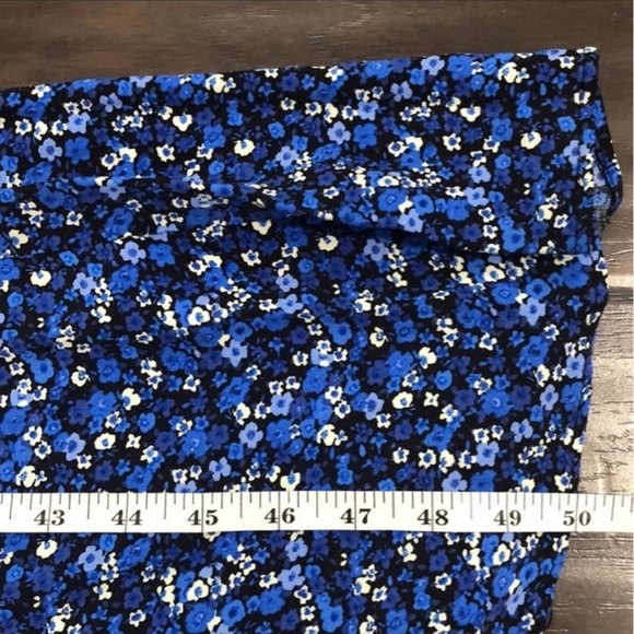 SOLD—Zara blue print dress - Picture 3 of 11